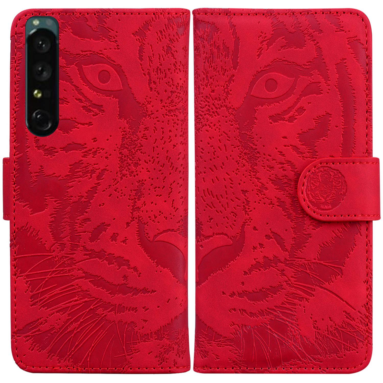 PU Leder Buch Stand Hülle Für Sony Xperia 1 IV, Magnetische Verschluss Tiger Muster Gedruckter Brieftaschenstil Flip Cover - Rot, Sony Xperia 1 IV 5G
PU Leder Buch Stand Hülle Für Sony Xperia 1 IV, Magnetische Verschluss Tiger Muster Gedruckter Brieftaschenstil Flip Cover - Rot, Sony Xperia 1 IV 5G