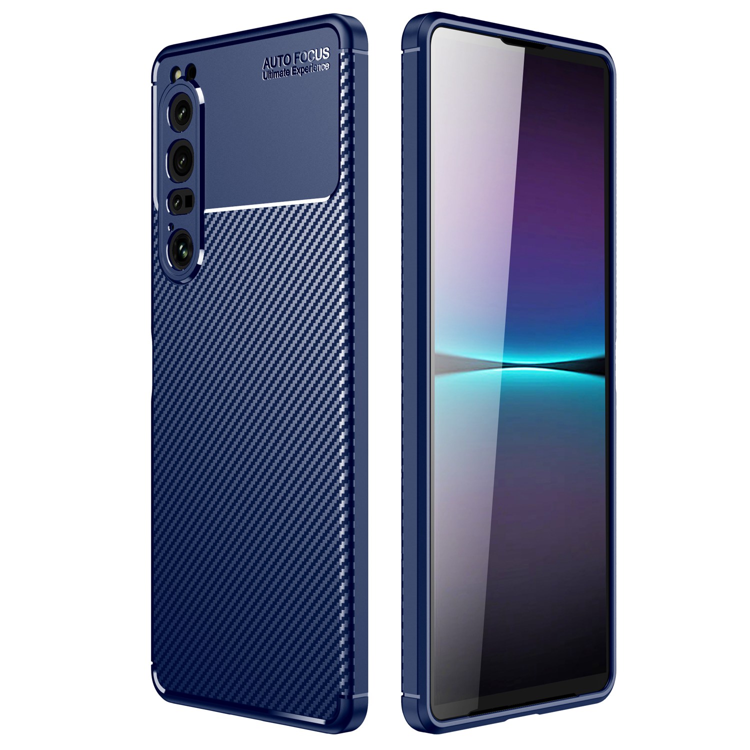Für Sony Xperia 1 IV Herbstprävention Carbonfaser Textur Mobilfunkkoffer TPU -rückschutzabdeckung - Blau, Sony Xperia 1 IV 5G
Für Sony Xperia 1 IV Herbstprävention Carbonfaser Textur Mobilfunkkoffer TPU -rückschutzabdeckung - Blau, Sony Xperia 1 IV 5G