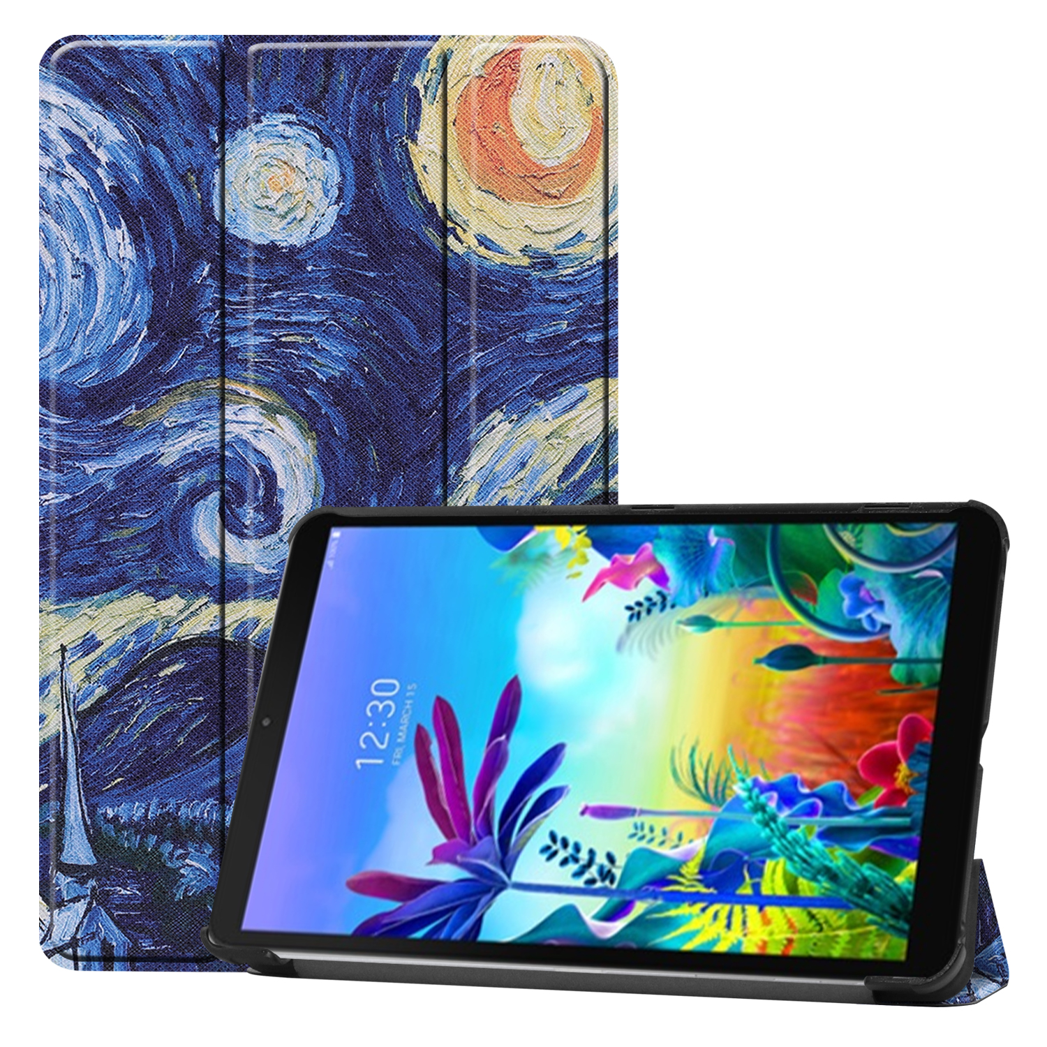 Modèle Impression à Trois Pliés de Table en Cuir Pour le Pad LG G 5 10.1 - la Peinture, LG LG G Pad 5 10.1
Modèle Impression à Trois Pliés de Table en Cuir Pour le Pad LG G 5 10.1 - la Peinture, LG LG G Pad 5 10.1
