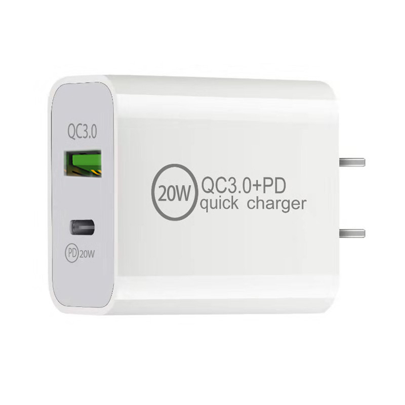 20W PD QC3.0 Зарядное Устройство Быстрая Зарядка Тип C Быстрая Зарядка 3.0 Адаптер Питания USB Настенное Зарядное Устройство - US Plug, Universal
20W PD QC3.0 Зарядное Устройство Быстрая Зарядка Тип C Быстрая Зарядка 3.0 Адаптер Питания USB Настенное Зарядное Устройство - US Plug, Universal