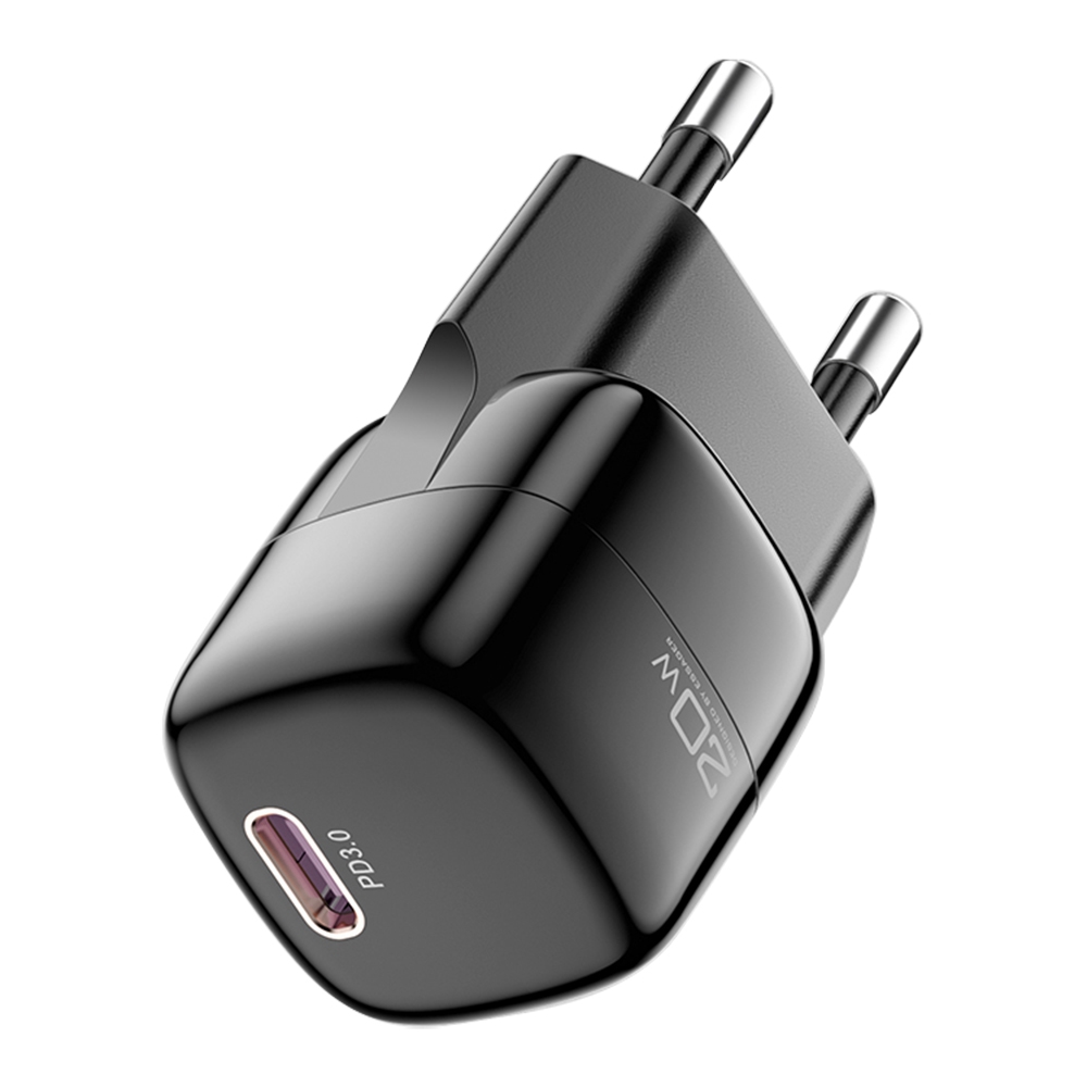 ESSAGER USB Type C Charger PD 20W Fast Charging Adapter for iPhone Huawei Samsung (CE Certificated) - Black/EU Plug, Universal
ESSAGER USB Type C Charger PD 20W Fast Charging Adapter for iPhone Huawei Samsung (CE Certificated) - Black/EU Plug, Universal