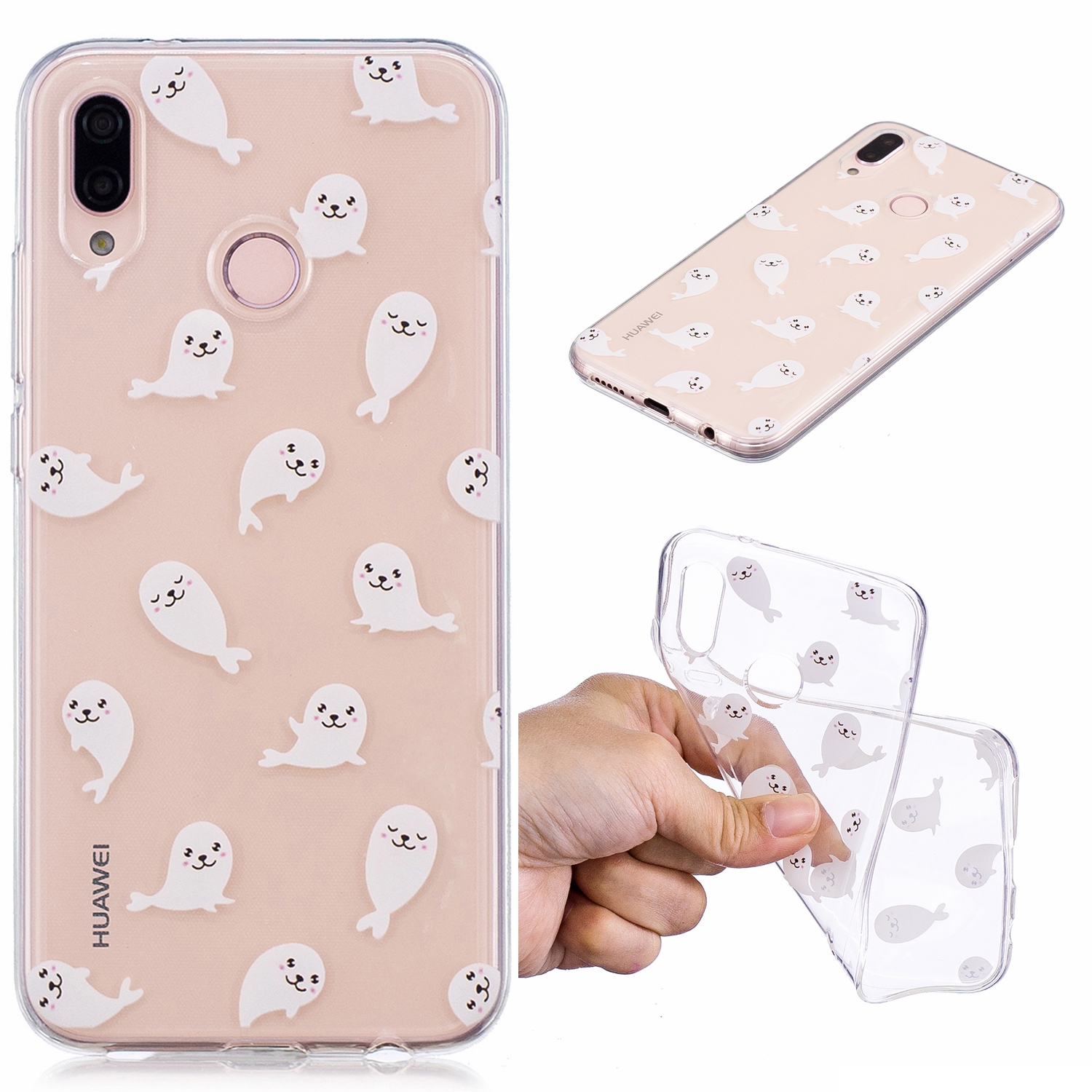 Impression de Motif Couverture de Gel TPU Pour Huawei P20 Lite / Nova 3e - Lion de Mer 
Impression de Motif Couverture de Gel TPU Pour Huawei P20 Lite / Nova 3e - Lion de Mer