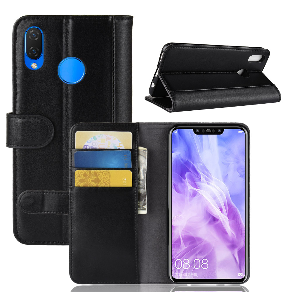 Véritable Casse de Support de Portefeuille en Cuir Divisé Pour Huawei Nova 3 - le Noir, Huawei nova 3
Véritable Casse de Support de Portefeuille en Cuir Divisé Pour Huawei Nova 3 - le Noir, Huawei nova 3