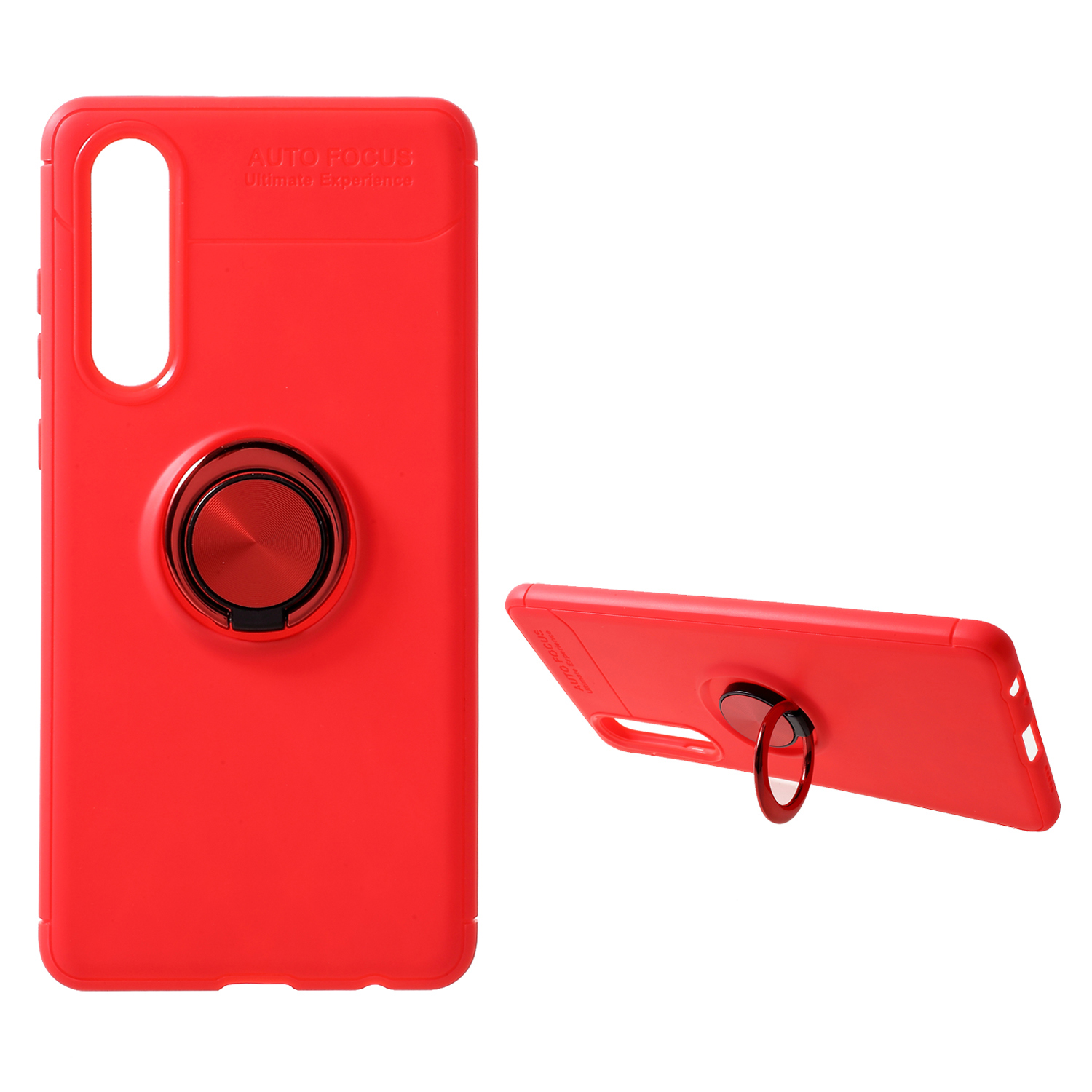 Finger Ring Kickstand TPU Case for Huawei P30 (Built-in Metal Sheet) - Red, Huawei P30
Finger Ring Kickstand TPU Case for Huawei P30 (Built-in Metal Sheet) - Red, Huawei P30