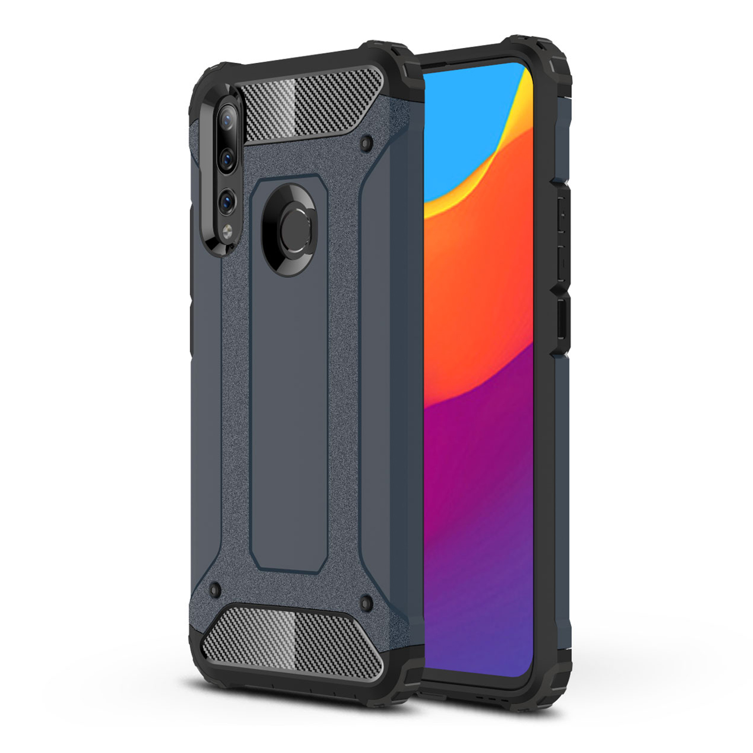 Armor Guard Plastic + TPU Hybrid Case Pour Huawei P Smart Z / Y9 Prime (2019) - Bleu Foncé, Huawei P Smart Z
Armor Guard Plastic + TPU Hybrid Case Pour Huawei P Smart Z / Y9 Prime (2019) - Bleu Foncé, Huawei P Smart Z