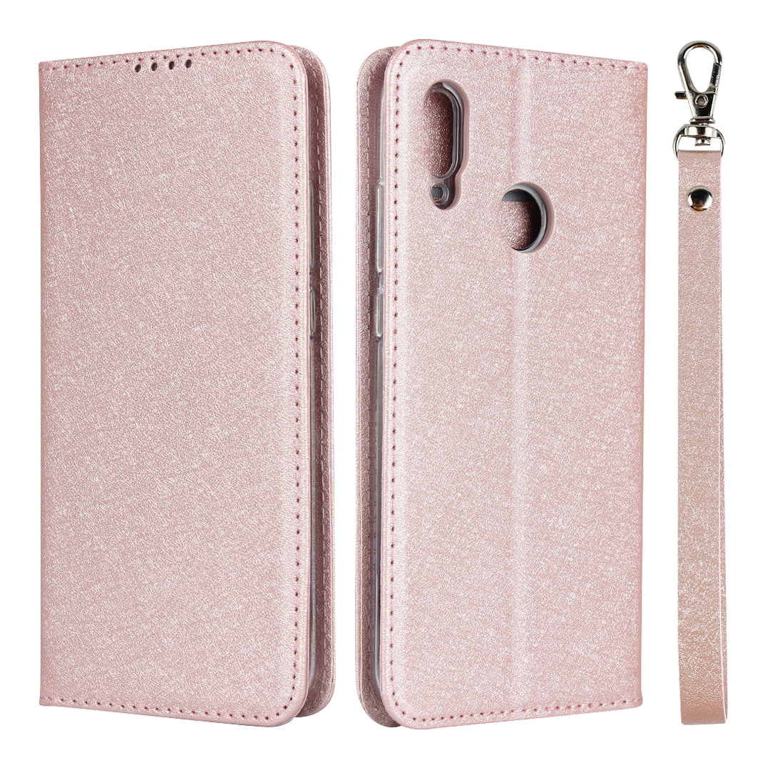 Silk Texture Wallet Stand Phone Leather Covering Shell for Huawei P Smart (2019)/Nova Lite 3 - Rose Gold
Silk Texture Wallet Stand Phone Leather Covering Shell for Huawei P Smart (2019)/Nova Lite 3 - Rose Gold