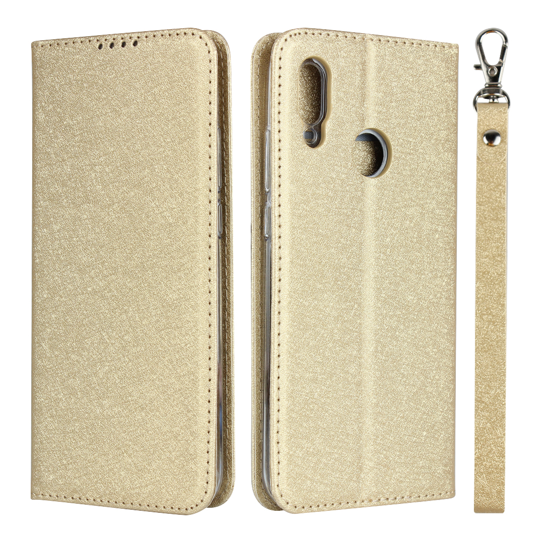 Silk Texture Wallet Stand Phone Leather Covering Shell for Huawei P Smart (2019)/Nova Lite 3 - Gold
Silk Texture Wallet Stand Phone Leather Covering Shell for Huawei P Smart (2019)/Nova Lite 3 - Gold