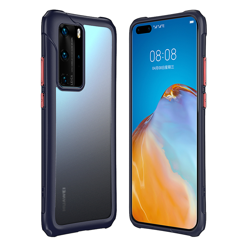 Leeu Design Matthaut Transparent Hard PC + TPU -telefonhülle Für Huawei P40 - Dunkelblau, Huawei P40
Leeu Design Matthaut Transparent Hard PC + TPU -telefonhülle Für Huawei P40 - Dunkelblau, Huawei P40