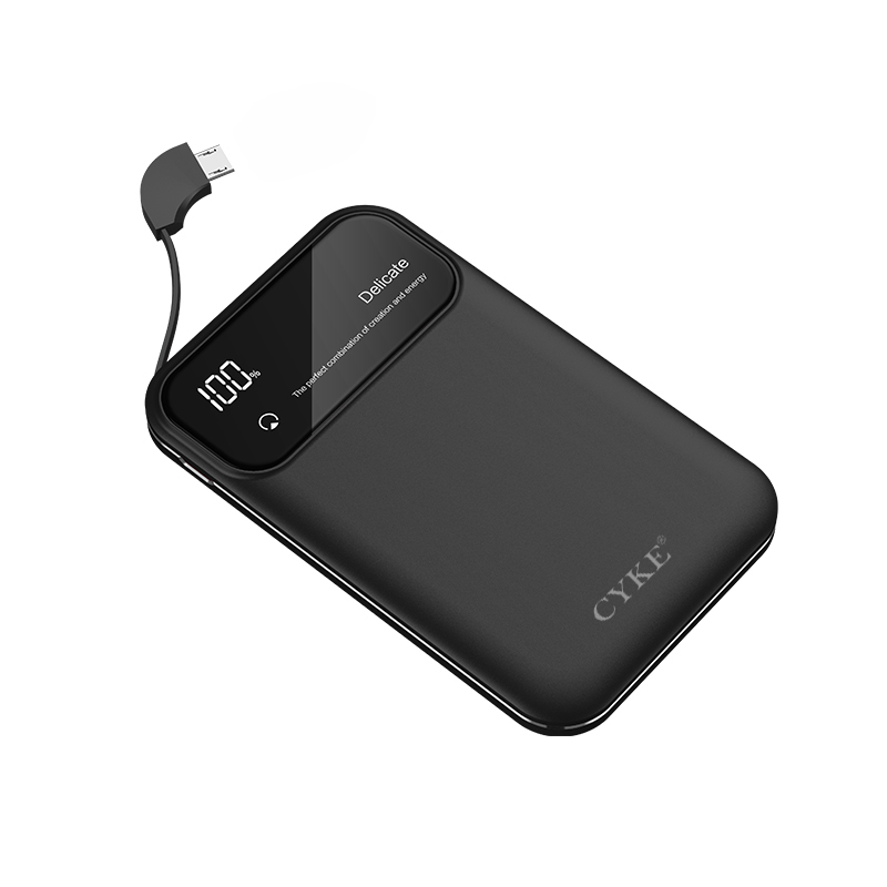 Cyke C16 Ultra Thin Type-C Port с Кабельным Цифровым Дисплеем 5000mah - Черный, Universal
Cyke C16 Ultra Thin Type-C Port с Кабельным Цифровым Дисплеем 5000mah - Черный, Universal