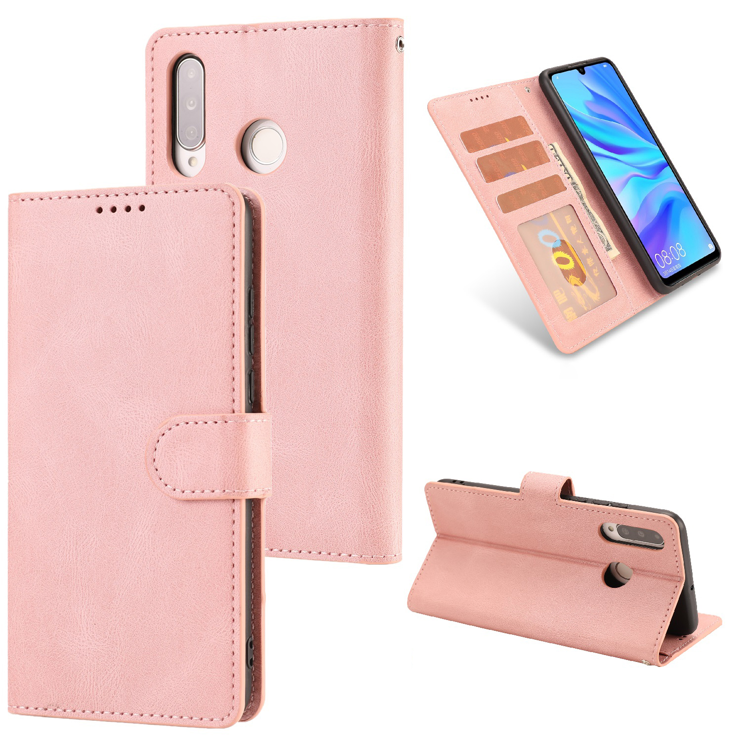 Klassische Leder -phone -schutzhülle Für Huawei P30 Lite/P30 Lite New Edition/nova 4e - Rosa, Huawei P30 Lite
Klassische Leder -phone -schutzhülle Für Huawei P30 Lite/P30 Lite New Edition/nova 4e - Rosa, Huawei P30 Lite
