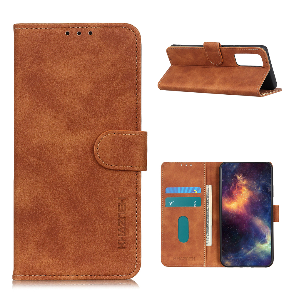 Khazneh Retro Flip Lederschale Für Huawei P Smart 2021/Y7a Brieftasche Telefonabdeckung - Braun, Huawei P smart 2021
Khazneh Retro Flip Lederschale Für Huawei P Smart 2021/Y7a Brieftasche Telefonabdeckung - Braun, Huawei P smart 2021