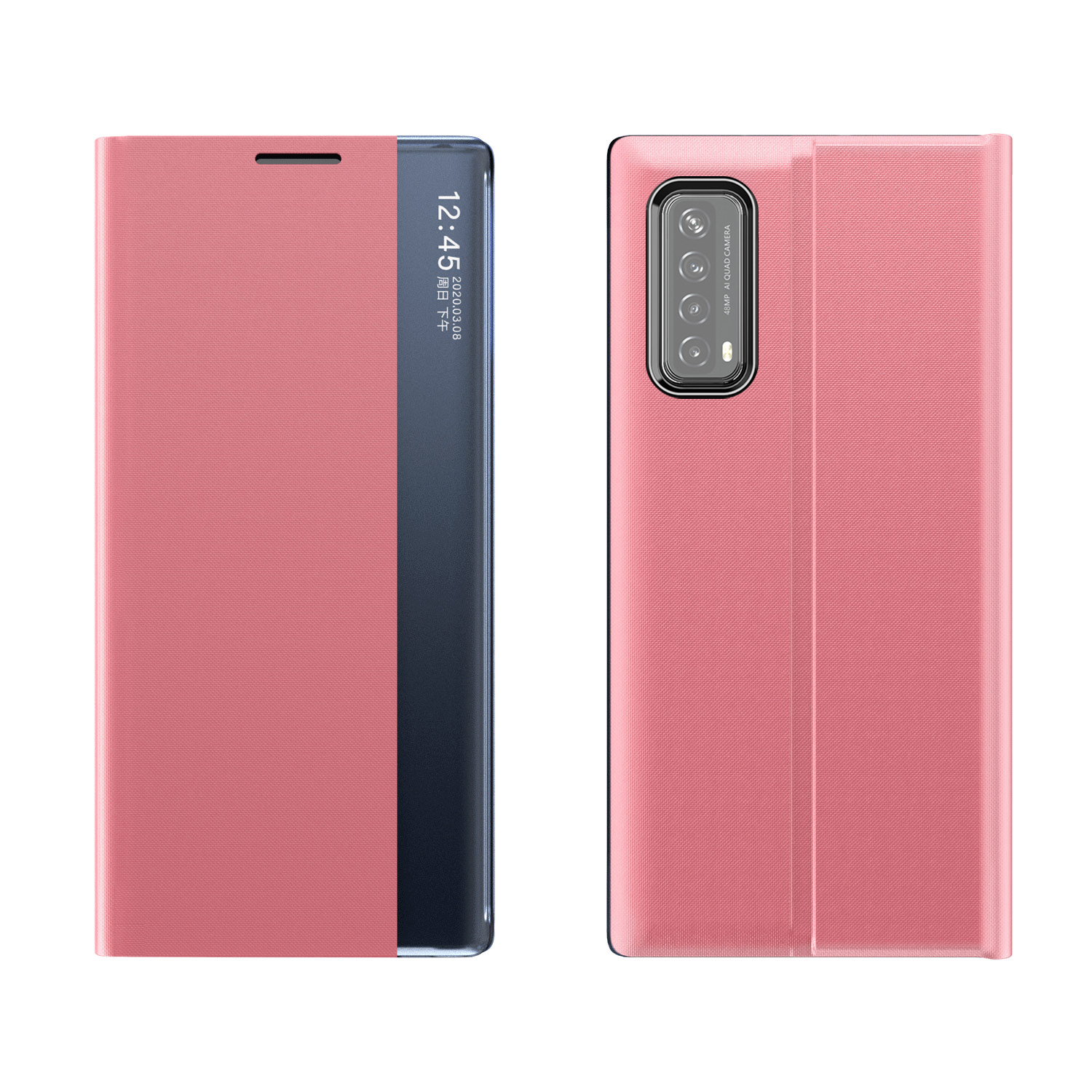 For Huawei P smart 2021 / Y7a View Window Leather Case Flip Stand Phone Cover Shell - Pink
For Huawei P smart 2021 / Y7a View Window Leather Case Flip Stand Phone Cover Shell - Pink