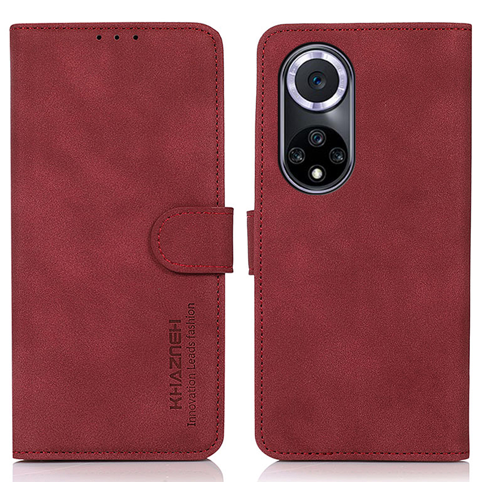 KhazNeh Fallresistent Strukturiertes Leder Schutztelefon Brieftasche Cover Stand Fall Für Ehre 50 - Rot, Honor 50
KhazNeh Fallresistent Strukturiertes Leder Schutztelefon Brieftasche Cover Stand Fall Für Ehre 50 - Rot, Honor 50