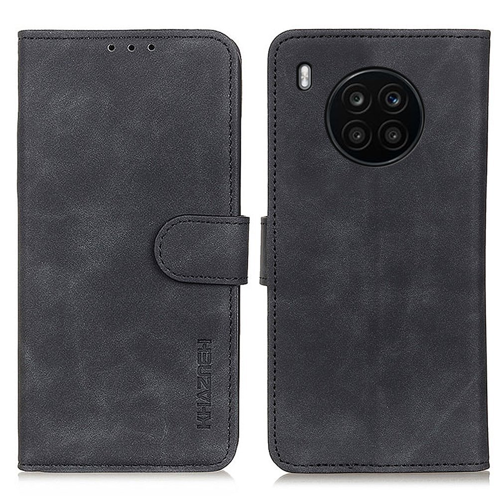 Khazneh Vintage Style Cuir Tableau Portefeuille Couvercle Flip Couverture Pour Huawei Nova 8i / Honor 50 Lite - Le Noir
Khazneh Vintage Style Cuir Tableau Portefeuille Couvercle Flip Couverture Pour Huawei Nova 8i / Honor 50 Lite - Le Noir