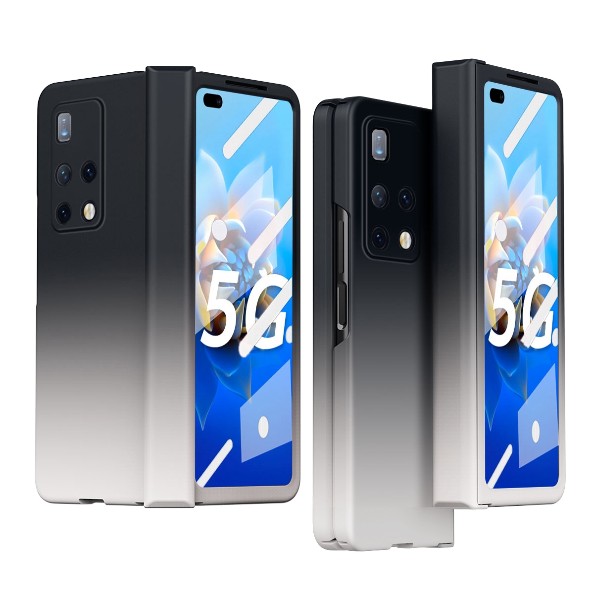 Für Huawei Mate X2 Scharnierschutz Hartpcabdeckung Mit Temperiertem Glasschildschutz-Gradientenfarbe Falten All-Inclusive-Hülle - Schwarz-Weiss, Huawei Mate X2
Für Huawei Mate X2 Scharnierschutz Hartpcabdeckung Mit Temperiertem Glasschildschutz-Gradientenfarbe Falten All-Inclusive-Hülle - Schwarz-Weiss, Huawei Mate X2