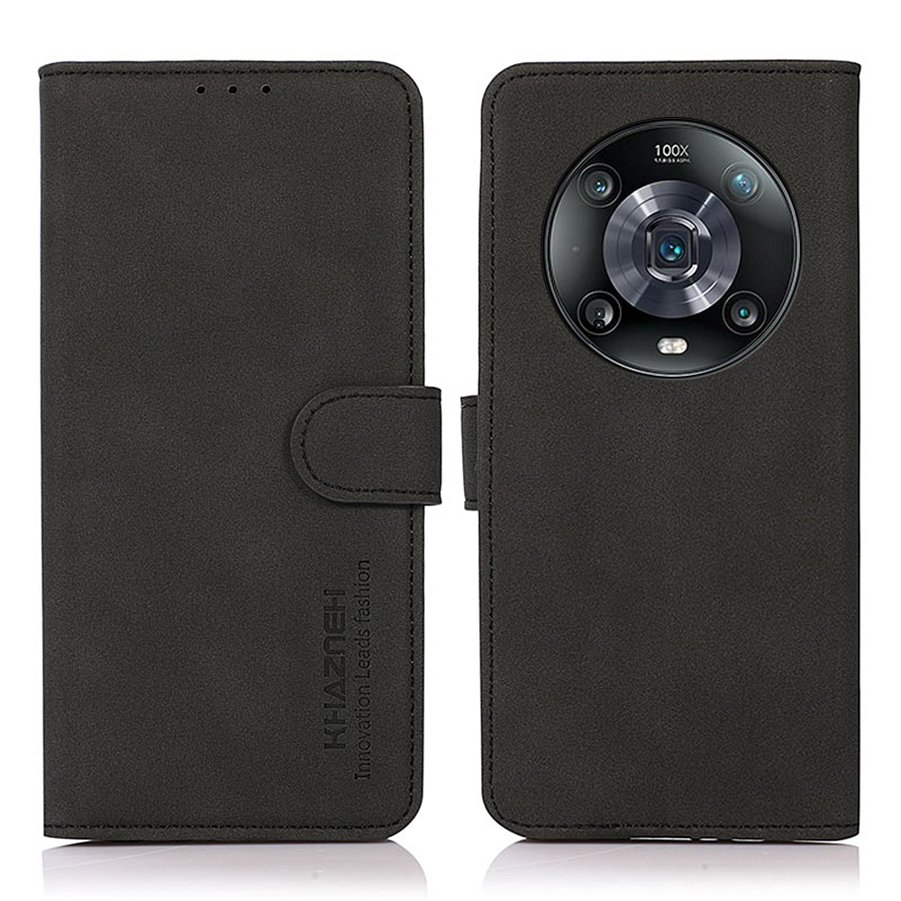 Khazneh Strukturierte PU Leder Hülle Für Honor Magic4 Pro, Vollständige Schutzständer Funktion Folio Wallet Flip Cover - Schwarz, Honor Magic4 Pro 5G
Khazneh Strukturierte PU Leder Hülle Für Honor Magic4 Pro, Vollständige Schutzständer Funktion Folio Wallet Flip Cover - Schwarz, Honor Magic4 Pro 5G