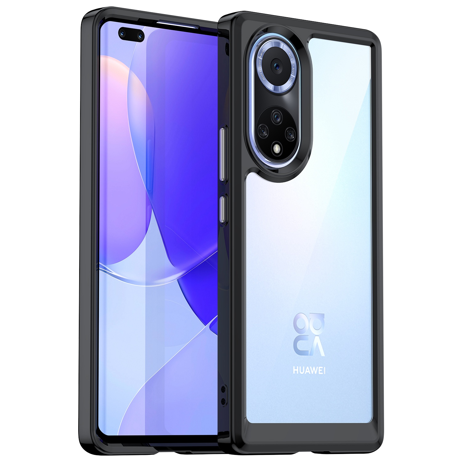 Für Huawei Nova 9 Pro/Honor 50 Pro Transparent Back Case Hybrid Acryl + TPU Schockfeste Mobiltelefonschutz Mit Unabhängigen Tasten - Schwarz, Huawei nova 9 Pro
Für Huawei Nova 9 Pro/Honor 50 Pro Transparent Back Case Hybrid Acryl + TPU Schockfeste Mobiltelefonschutz Mit Unabhängigen Tasten - Schwarz, Huawei nova 9 Pro