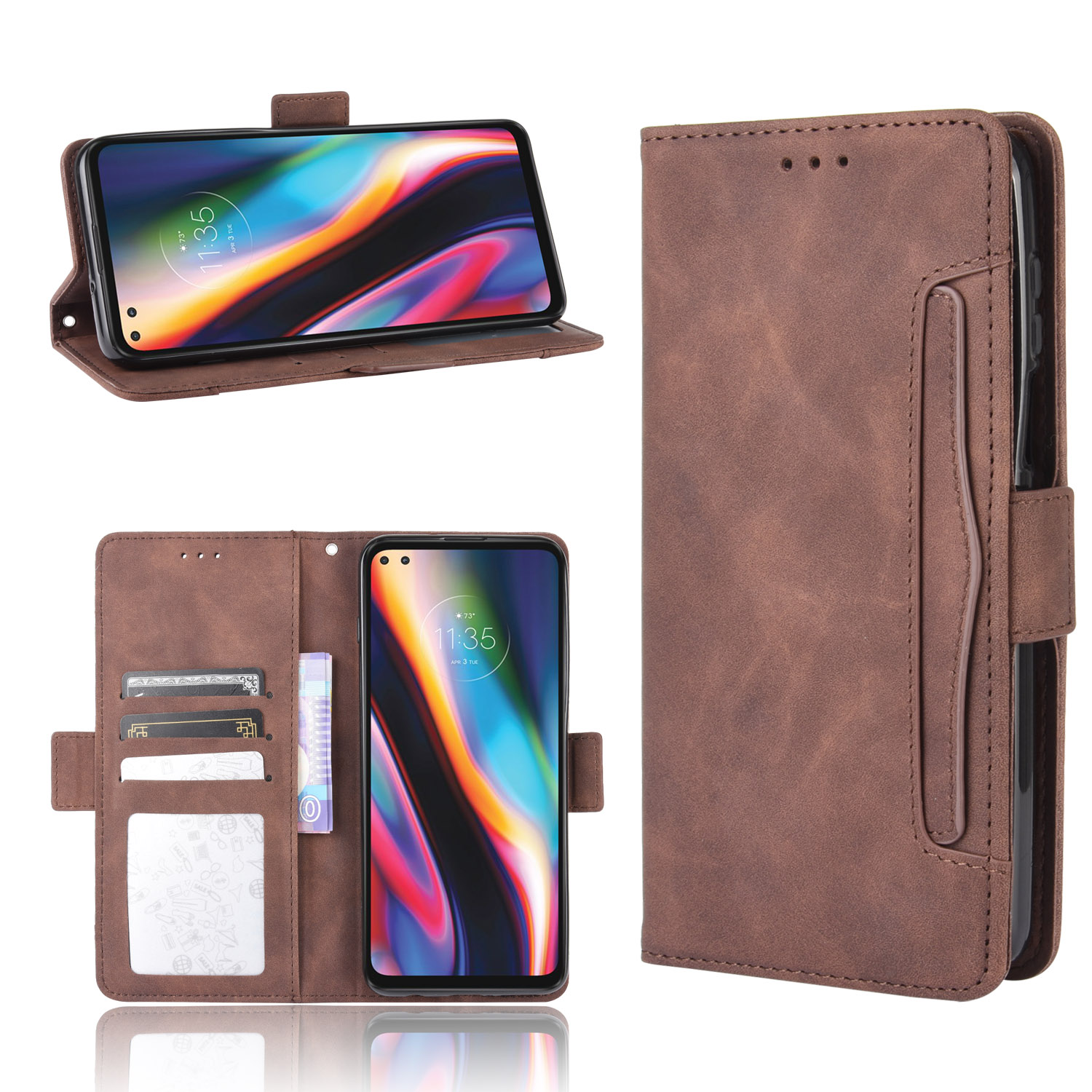 Portefeuille Étui de Protection en Cuir Flip Pour Motorola Moto G 5G Plus - Brun, Motorola Motorola Moto G 5G Plus
Portefeuille Étui de Protection en Cuir Flip Pour Motorola Moto G 5G Plus - Brun, Motorola Motorola Moto G 5G Plus