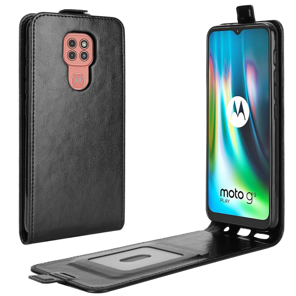 Crazy Horse Leather Vertical Flip Cover for Motorola Moto G9 Play/E7 Plus - Black, Motorola Motorola Moto G9 Play
Crazy Horse Leather Vertical Flip Cover for Motorola Moto G9 Play/E7 Plus - Black, Motorola Motorola Moto G9 Play