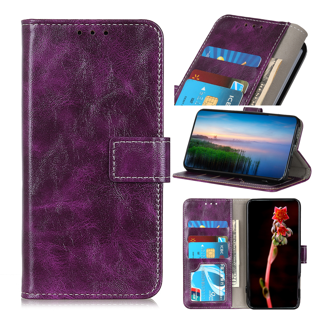 Crazy Horse Texture Leather Retro Style Phone Cover Case for Motorola Moto E7 2020 - Purple
Crazy Horse Texture Leather Retro Style Phone Cover Case for Motorola Moto E7 2020 - Purple