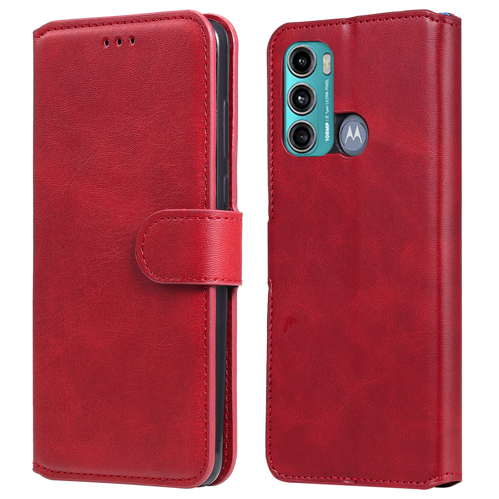 Magnetischer Verschluss PU Leder -telefonabdeckungshülle Für Motorola Moto G60/Moto G40 Fusion - Rot, Motorola Moto G60
Magnetischer Verschluss PU Leder -telefonabdeckungshülle Für Motorola Moto G60/Moto G40 Fusion - Rot, Motorola Moto G60