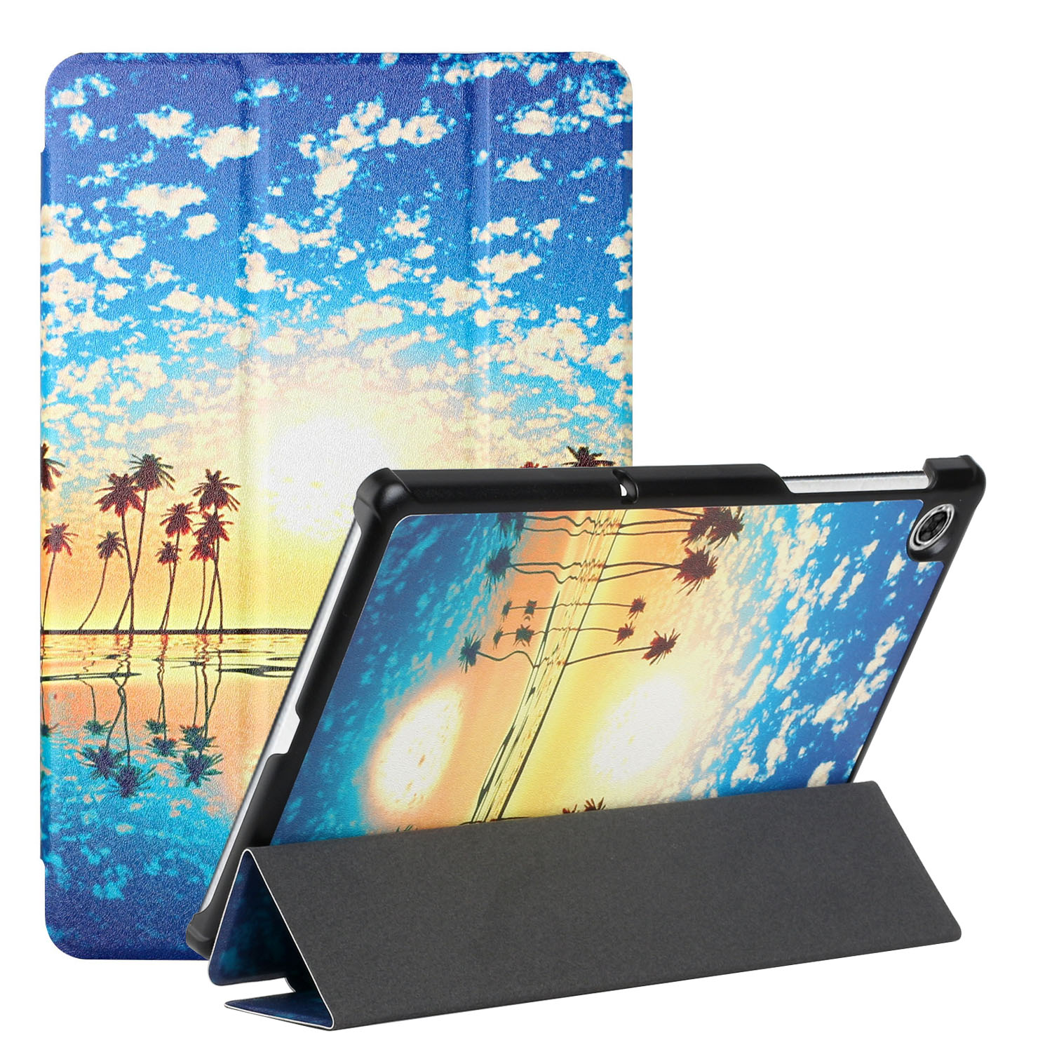 Ein Serienmusterdruckseiden Textur Leder-hülle-ständer Cover Für Lenovo Smart Tab M10 FHD Plus/M10 Plus 10,3 Zoll - Sonnenaufgang am Meer, Lenovo Tab M10 Plus
Ein Serienmusterdruckseiden Textur Leder-hülle-ständer Cover Für Lenovo Smart Tab M10 FHD Plus/M10 Plus 10,3 Zoll - Sonnenaufgang am Meer, Lenovo Tab M10 Plus