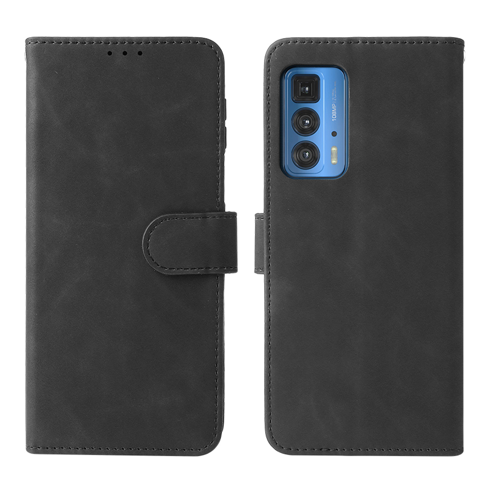 Skin-Touch Feeling Full Protection Magnetic Closure Wallet Stand Leather Phone Case with Strap for Motorola Edge 20 Pro - Black, Motorola Motorola Edge 20
Skin-Touch Feeling Full Protection Magnetic Closure Wallet Stand Leather Phone Case with Strap for Motorola Edge 20 Pro - Black, Motorola Motorola Edge 20