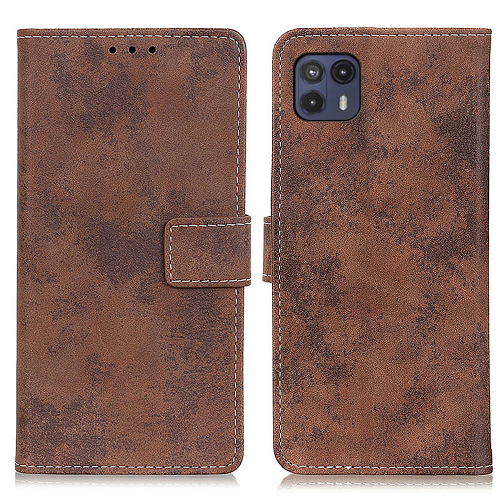 Pour Motorola Moto G50 5G Style Vintage PU le Cuir Mobile Stand de Support Portefeuille Case de Téléphone - Brun
Pour Motorola Moto G50 5G Style Vintage PU le Cuir Mobile Stand de Support Portefeuille Case de Téléphone - Brun