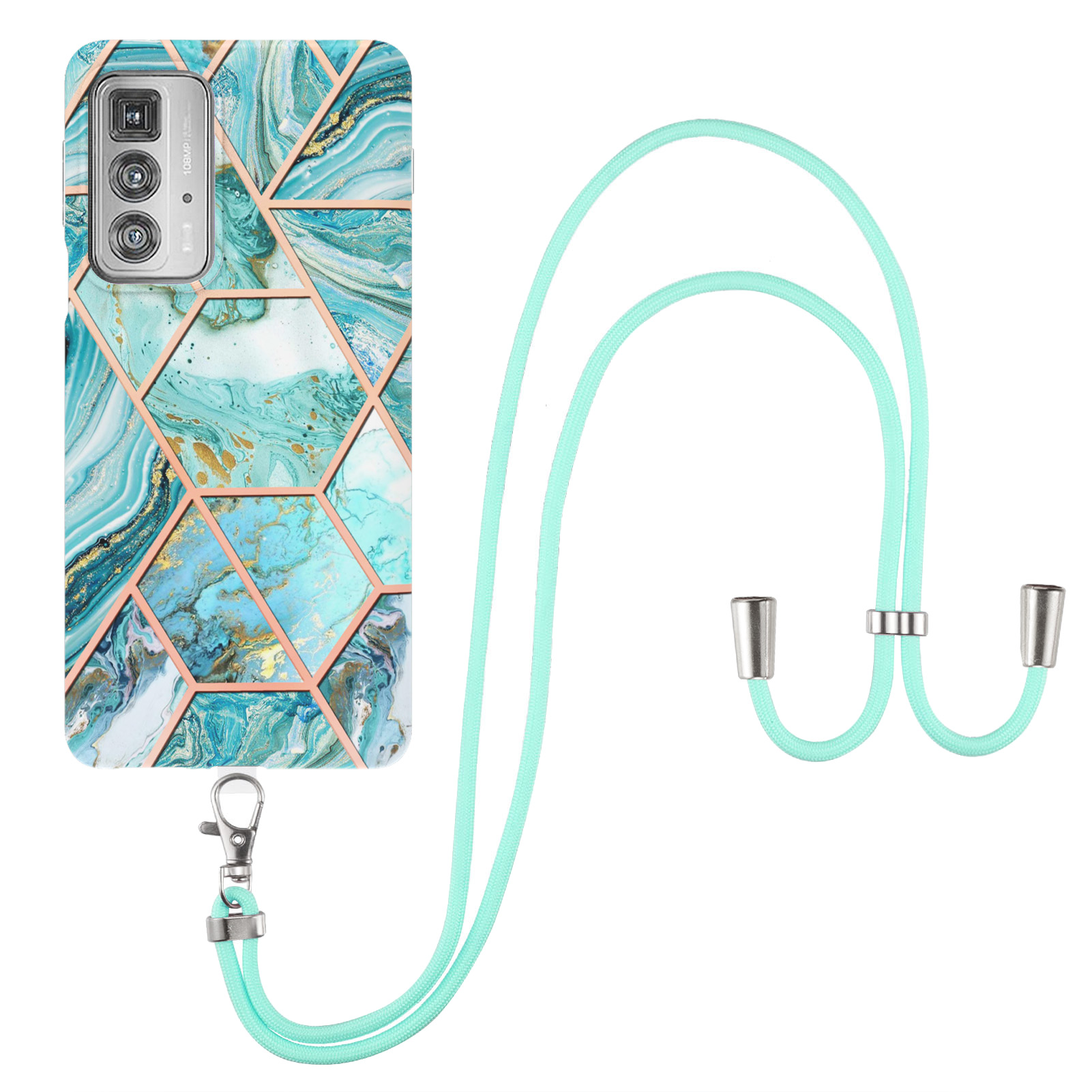 IMD IML Electroplasing Splicing Design Lightweight Durable Esthing TPU Cois Avec Lanière Réglable Pour Motorola Edge 20 Pro - Bleu
IMD IML Electroplasing Splicing Design Lightweight Durable Esthing TPU Cois Avec Lanière Réglable Pour Motorola Edge 20 Pro - Bleu