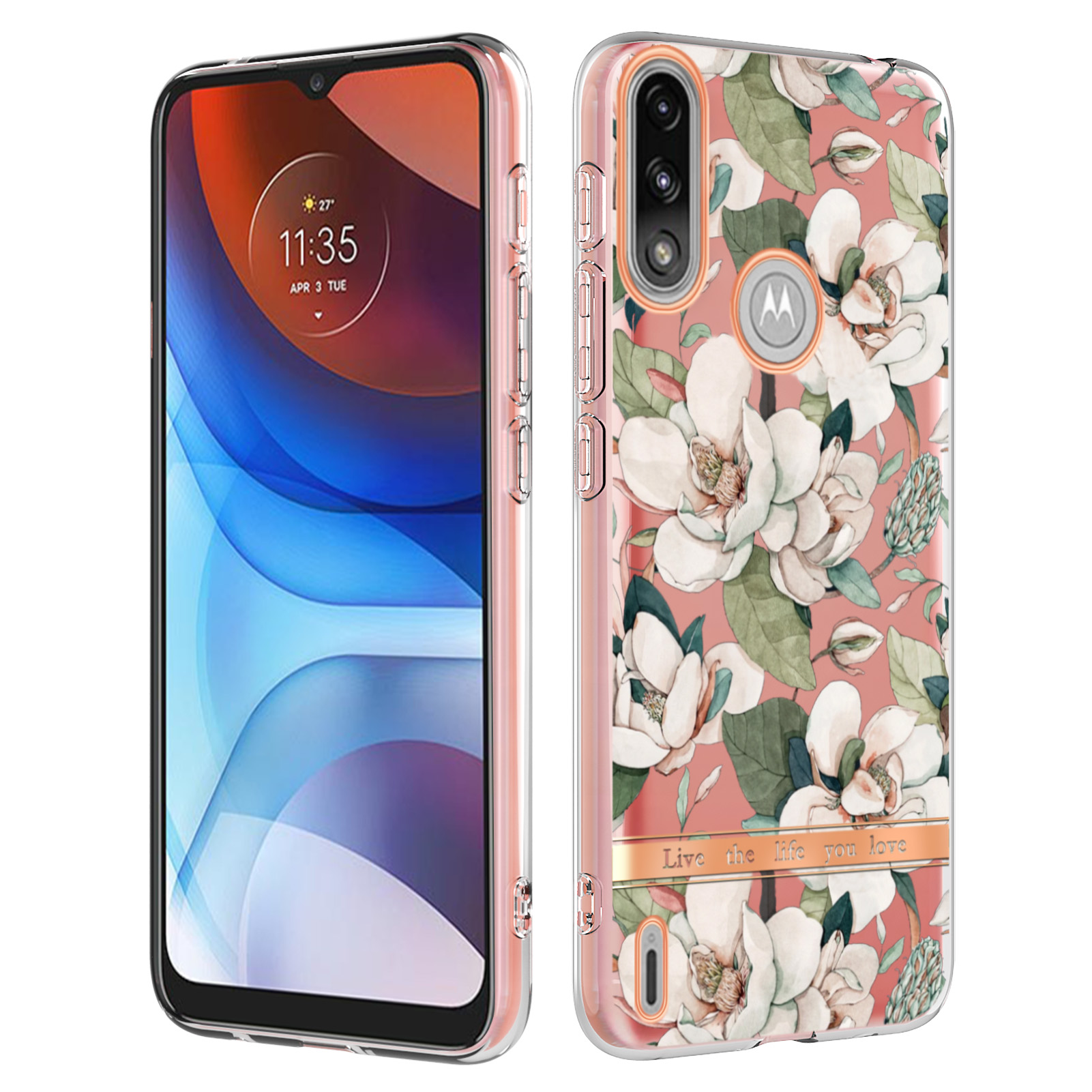 Lettre de Fleur Tpu Couvercle Électroplate IML IMD Anticratch Téléphone Pour Motorola Moto E7 Power - HC001 Green Gardenia
Lettre de Fleur Tpu Couvercle Électroplate IML IMD Anticratch Téléphone Pour Motorola Moto E7 Power - HC001 Green Gardenia