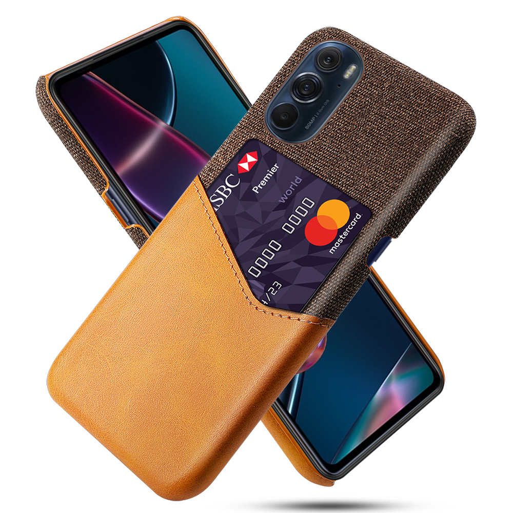 Pour Motorola Edge X30 Titulaire De La Carte Anti-rayures Tissu Design + PC + Coque En Cuir De Cuir PU - Orange, Motorola Motorola Edge X30
Pour Motorola Edge X30 Titulaire De La Carte Anti-rayures Tissu Design + PC + Coque En Cuir De Cuir PU - Orange, Motorola Motorola Edge X30