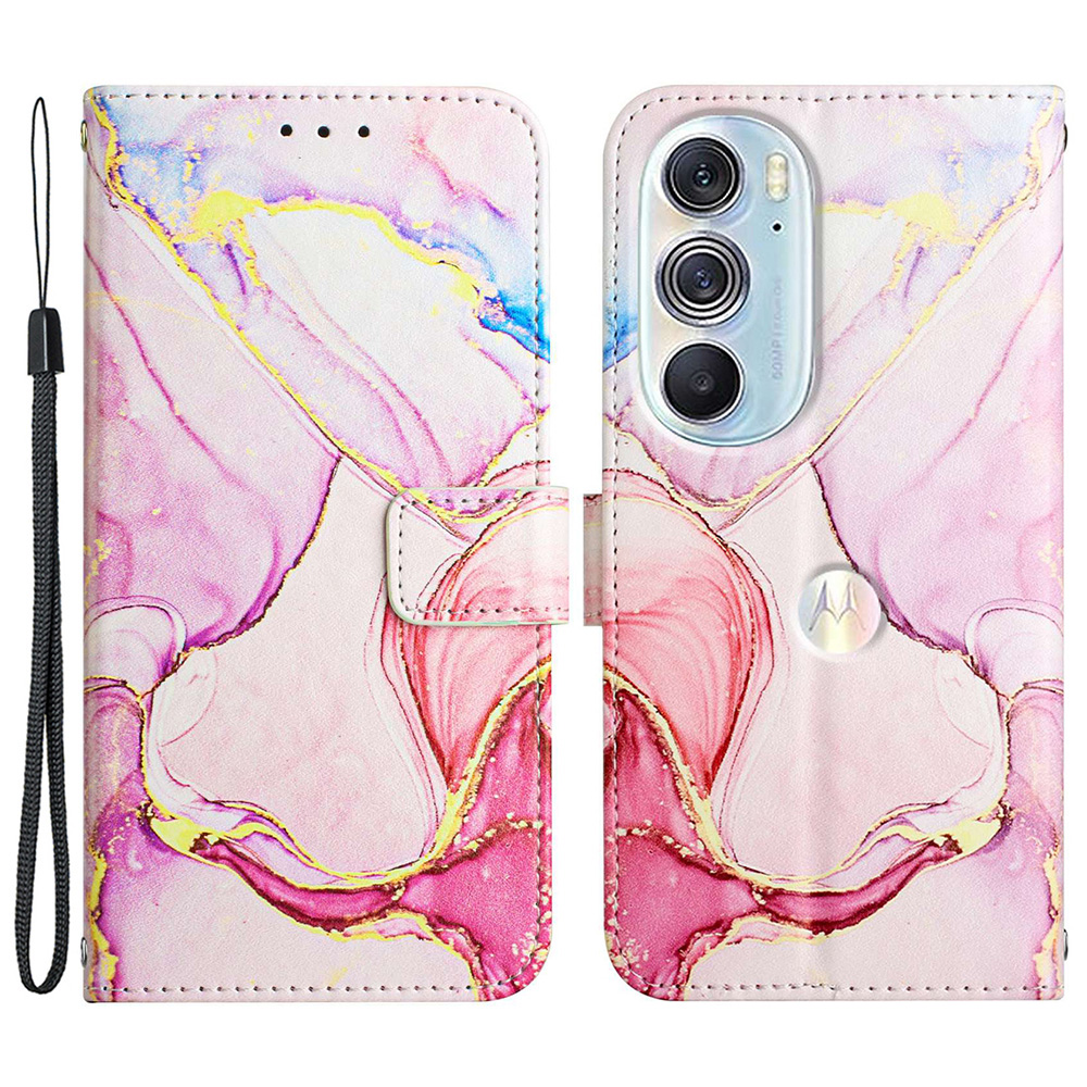YB Pattern Printing Leather Series-5 for Motorola Edge X30 Printed Marble Pattern Flip Case PU Leather Stand Wallet Protective Cover with Strap - Rose Gold LS005
YB Pattern Printing Leather Series-5 for Motorola Edge X30 Printed Marble Pattern Flip Case PU Leather Stand Wallet Protective Cover with Strap - Rose Gold LS005