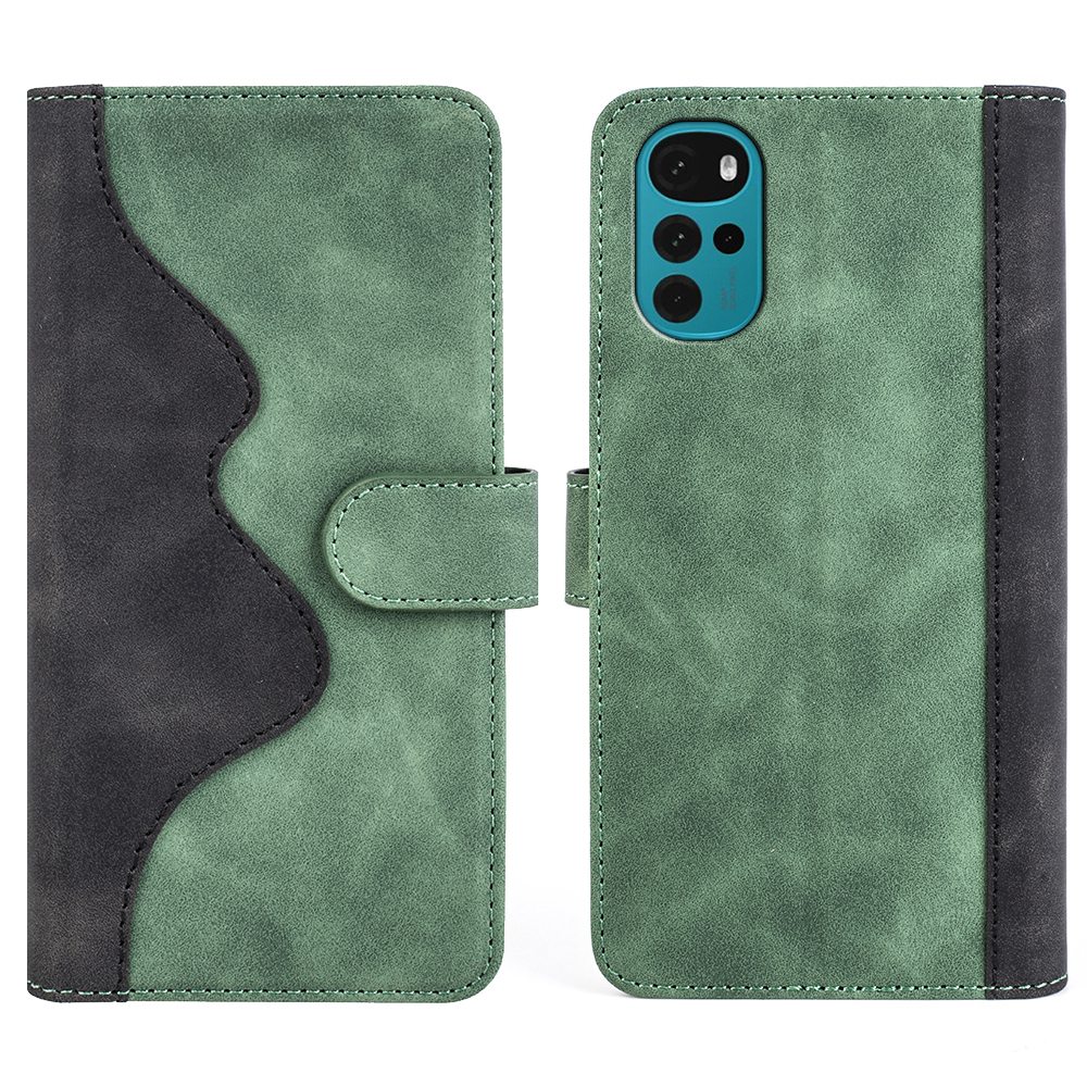 Spleißdesign -Schutzhülle Für Motorola Moto G22 4G Leder+TPU Ständer Folio Wallet Flip Schockdelefonschale - Grün, Motorola Moto G22
Spleißdesign -Schutzhülle Für Motorola Moto G22 4G Leder+TPU Ständer Folio Wallet Flip Schockdelefonschale - Grün, Motorola Moto G22