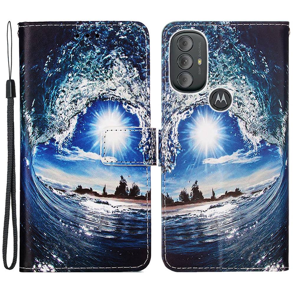 YB Pattern Printing Leather Series-4 for Motorola Moto G Power (2022) Stand Design Magnetic PU Leather Shell Wallet Folio Flip Protective Phone Case - Wave and Sun
YB Pattern Printing Leather Series-4 for Motorola Moto G Power (2022) Stand Design Magnetic PU Leather Shell Wallet Folio Flip Protective Phone Case - Wave and Sun
