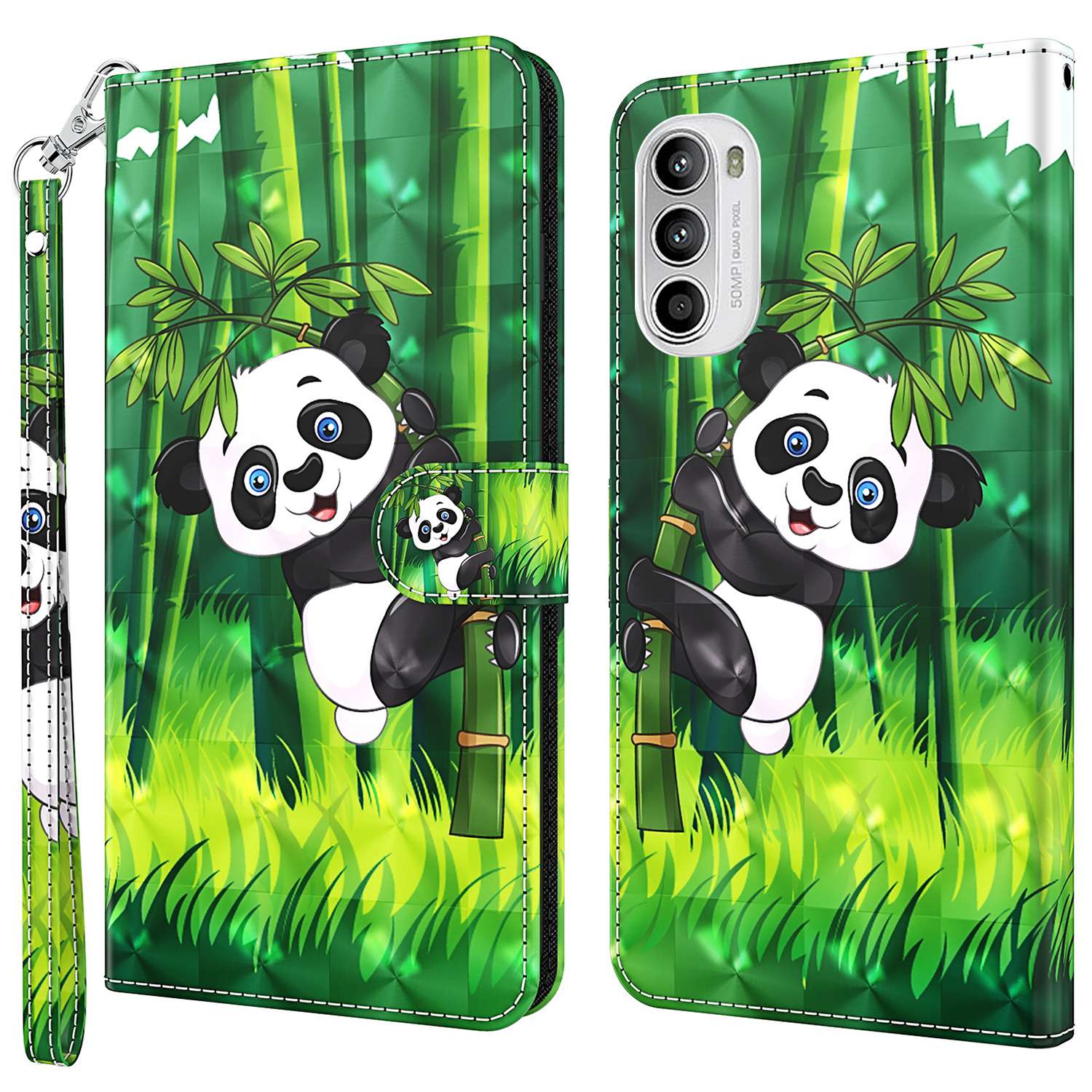 Muster Bedrucktes Telefongehäuse Für Motorola Moto G52 4G, Brieftaschenfunktion Anti-Kratzer-Anti-Fall-PU-Lederschale Mit Ständer - Panda Klettern, Motorola Moto G52 4G
Muster Bedrucktes Telefongehäuse Für Motorola Moto G52 4G, Brieftaschenfunktion Anti-Kratzer-Anti-Fall-PU-Lederschale Mit Ständer - Panda Klettern, Motorola Moto G52 4G