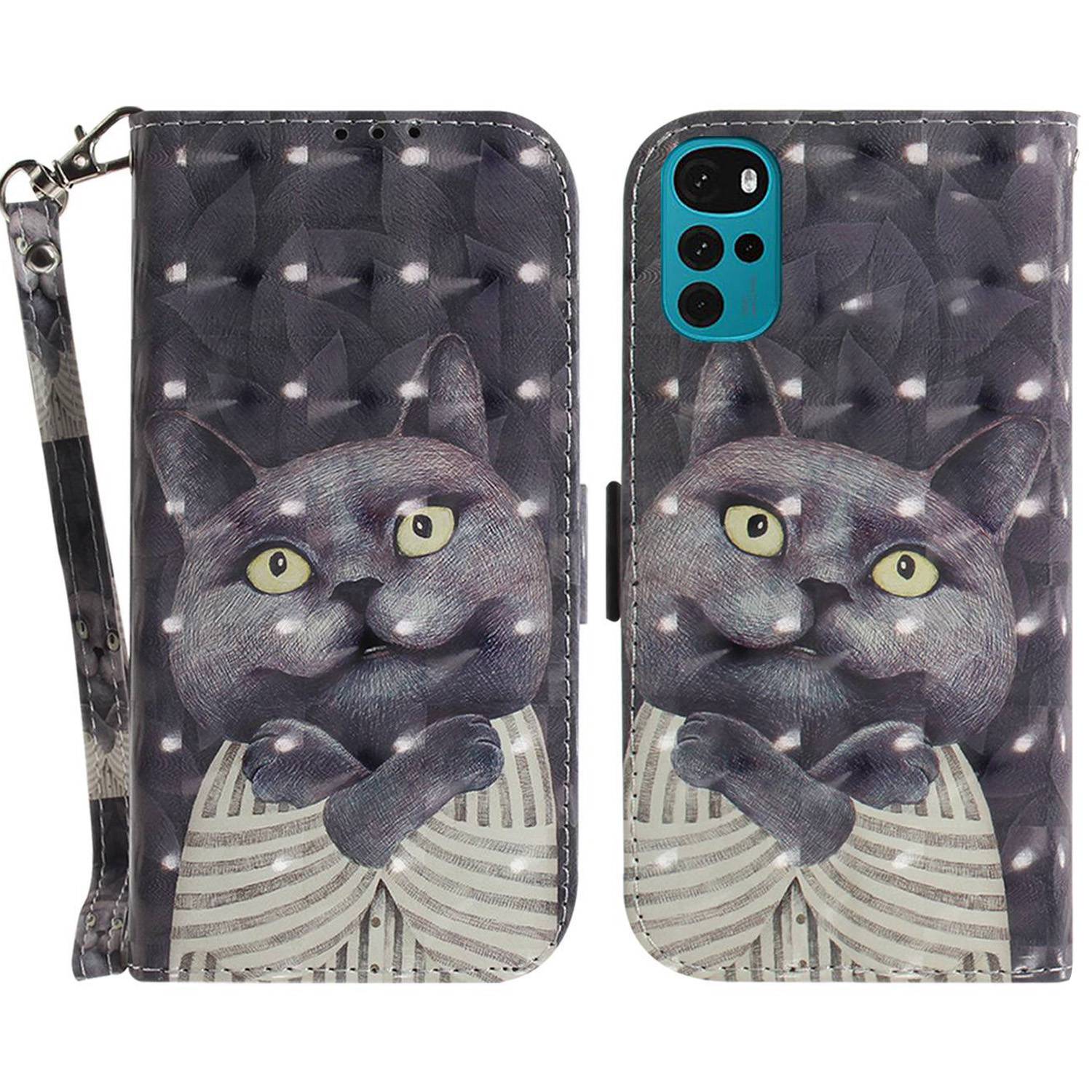 3D-Muster-Druckabdeckung Für Motorola Moto G22 4G, Brieftaschenstil PU Lederständer Kear-resistente Telefonhülle Mit Riemen - Katze Umarmen, Motorola Moto G22
3D-Muster-Druckabdeckung Für Motorola Moto G22 4G, Brieftaschenstil PU Lederständer Kear-resistente Telefonhülle Mit Riemen - Katze Umarmen, Motorola Moto G22