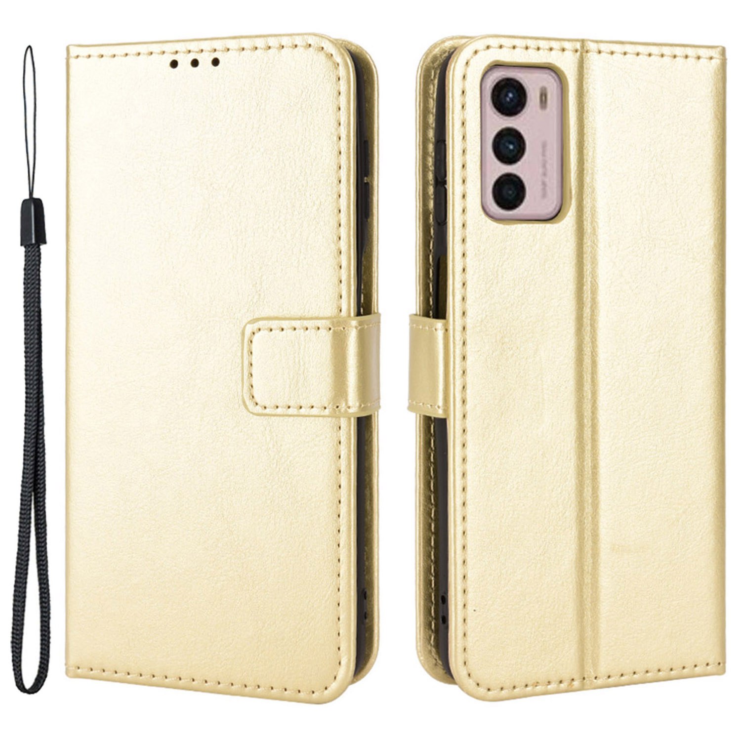 Ständer Brieftasche Lederabdeckung Für Motorola Moto G42 4G, Verrückte Pferdestruktur Allround-schutz Telefonhülle - Gold, Motorola Moto G42 4G
Ständer Brieftasche Lederabdeckung Für Motorola Moto G42 4G, Verrückte Pferdestruktur Allround-schutz Telefonhülle - Gold, Motorola Moto G42 4G