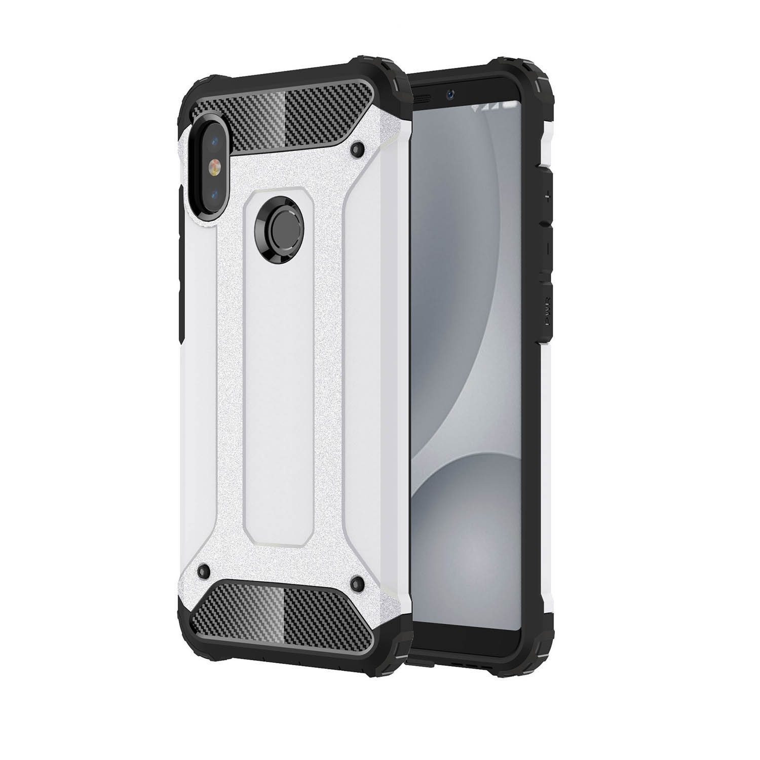 Armor Guard Plastic + TPU Hybrid Shell Case for Xiaomi Redmi Note 5 Pro (Dual Camera) / Redmi Note 5 (China) - White
Armor Guard Plastic + TPU Hybrid Shell Case for Xiaomi Redmi Note 5 Pro (Dual Camera) / Redmi Note 5 (China) - White