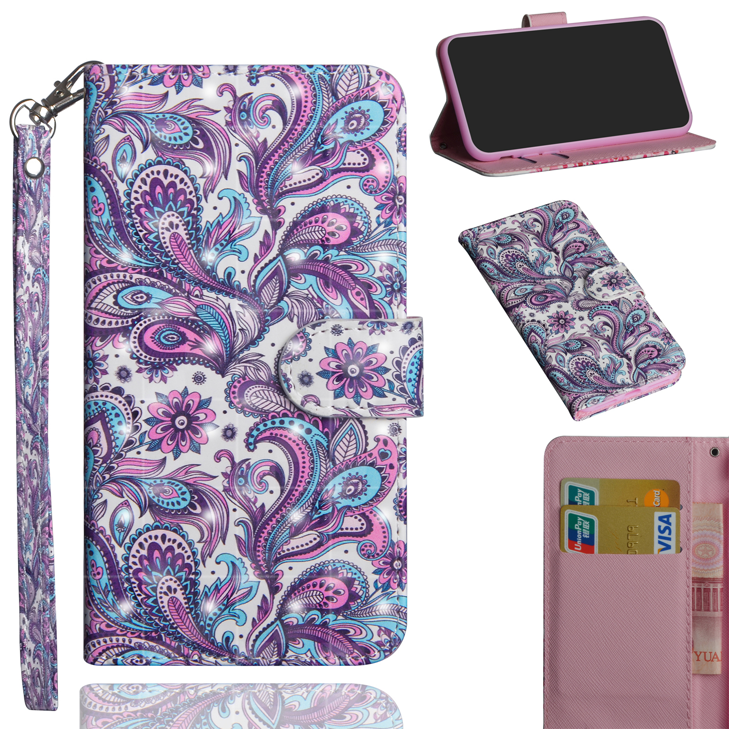Light Spot Decor Pattern Printing Leather Cover with Stand Wallet Casing for Xiaomi Redmi Note 8 Pro - Colorized Flowers, Xiaomi Xiaomi Redmi Note 8 Pro
Light Spot Decor Pattern Printing Leather Cover with Stand Wallet Casing for Xiaomi Redmi Note 8 Pro - Colorized Flowers, Xiaomi Xiaomi Redmi Note 8 Pro