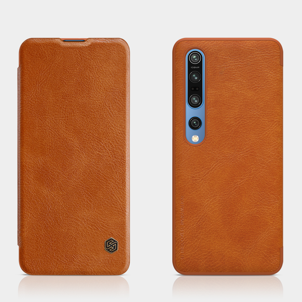 NILLKIN Qin Series Card Holder Leather Protection Case for Xiaomi Mi 10/Mi 10 Pro - Brown, Xiaomi Mi 10
NILLKIN Qin Series Card Holder Leather Protection Case for Xiaomi Mi 10/Mi 10 Pro - Brown, Xiaomi Mi 10