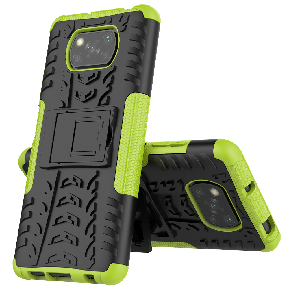 Cool Tire PC + TPU Hybrid -hülle Für Xiaomi Poco X3/poco X3 NFC Kickstand Cover - Grün, Xiaomi Poco X3
Cool Tire PC + TPU Hybrid -hülle Für Xiaomi Poco X3/poco X3 NFC Kickstand Cover - Grün, Xiaomi Poco X3