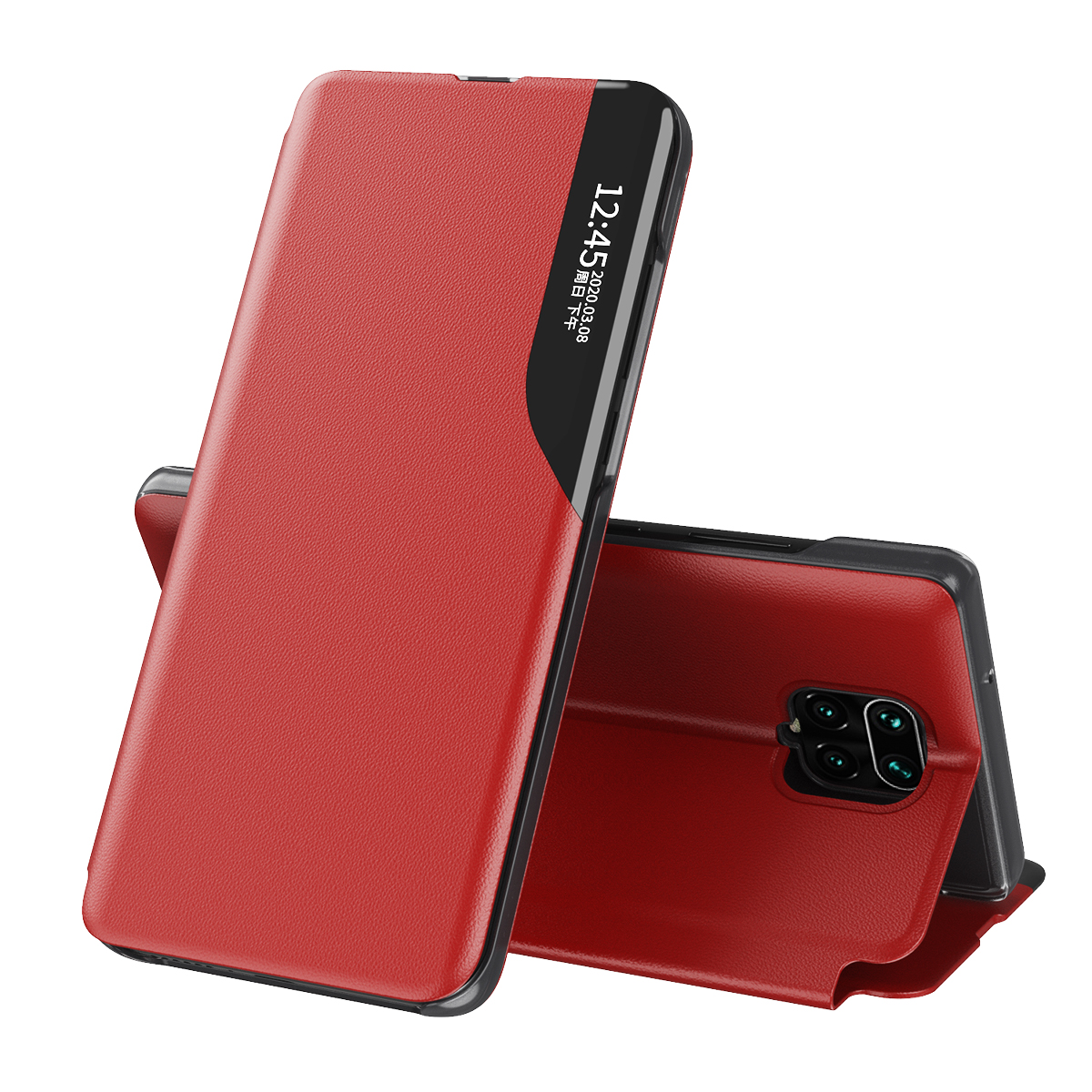 Ansichtfenster Leder -telefonabdeckung Für Xiaomi Redmi Note 9 Pro - Rot, Xiaomi Redmi Note 9 Pro 4G
Ansichtfenster Leder -telefonabdeckung Für Xiaomi Redmi Note 9 Pro - Rot, Xiaomi Redmi Note 9 Pro 4G