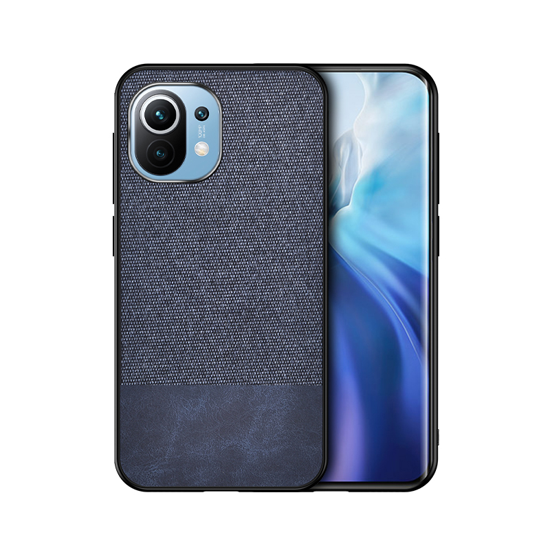 Splicing Design Cloth+Leather+Silicone+PC Protective Shell for Xiaomi Mi 11 - Blue, Xiaomi Other Xiaomi Models
Splicing Design Cloth+Leather+Silicone+PC Protective Shell for Xiaomi Mi 11 - Blue, Xiaomi Other Xiaomi Models