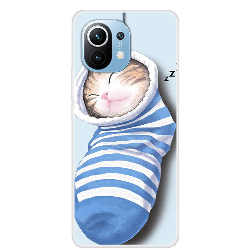 Anti-Drop TPU Phone Cover Case with Pattern Printing for Xiaomi Mi 11 - Cat, Xiaomi Xiaomi Mi 11
Anti-Drop TPU Phone Cover Case with Pattern Printing for Xiaomi Mi 11 - Cat, Xiaomi Xiaomi Mi 11