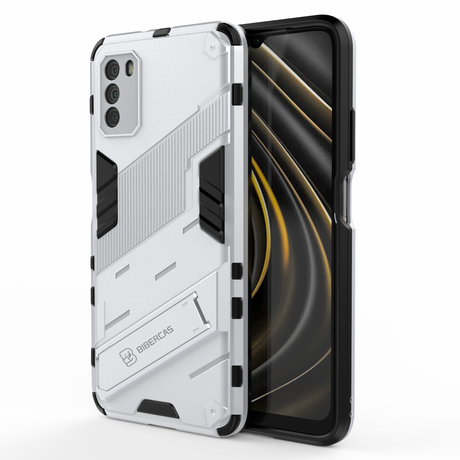 Kickstand Design Anti-Drop PC + TPU Hybrid Phone Case Cover for Xiaomi Poco M3 - White, Xiaomi Xiaomi Mi 11
Kickstand Design Anti-Drop PC + TPU Hybrid Phone Case Cover for Xiaomi Poco M3 - White, Xiaomi Xiaomi Mi 11