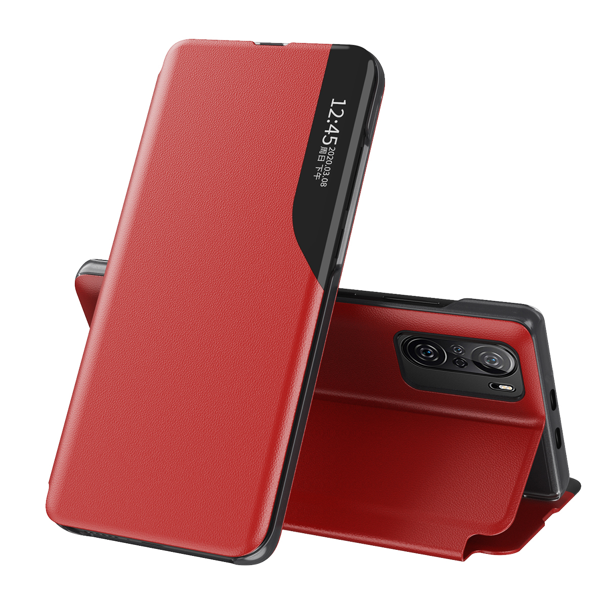 Fenster Flip -hülle Für Xiaomi Redmi K40/K40 Pro Leather Telefonschalenständer - Rot, Xiaomi Redmi K40
Fenster Flip -hülle Für Xiaomi Redmi K40/K40 Pro Leather Telefonschalenständer - Rot, Xiaomi Redmi K40