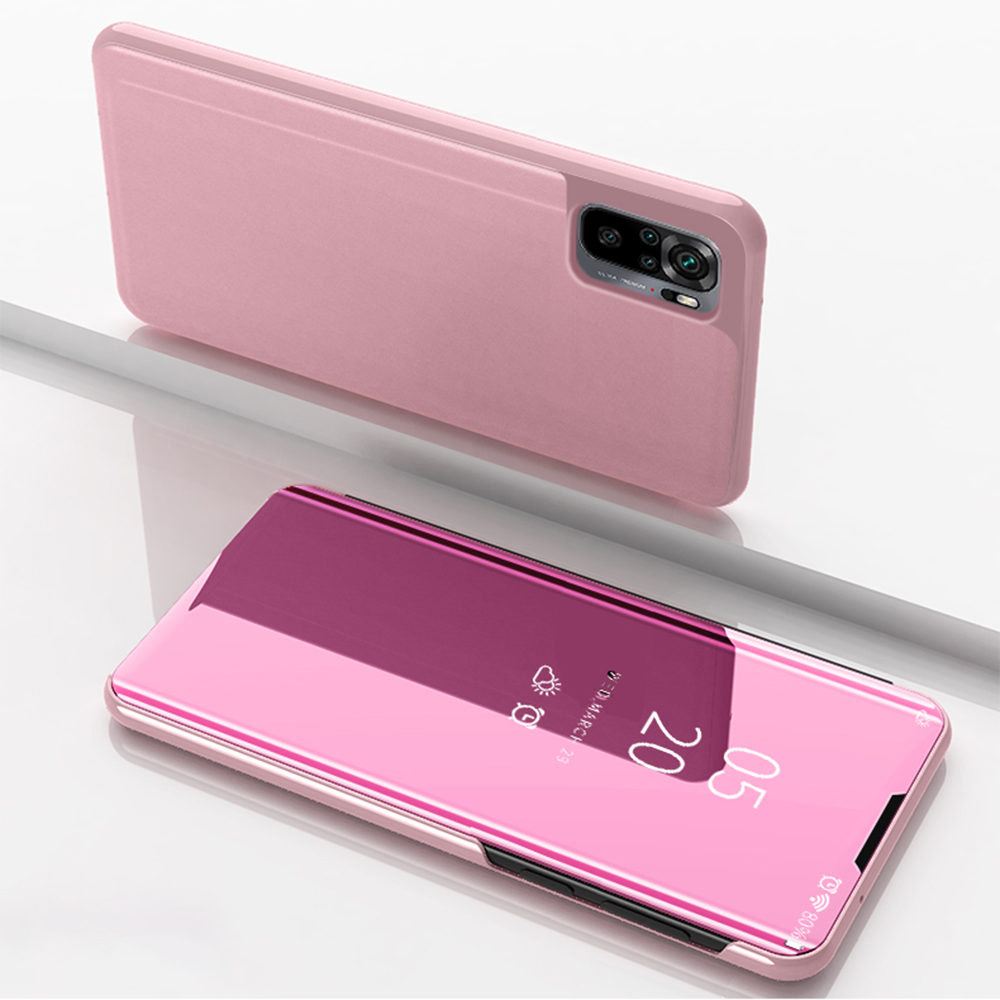 Plattierte Spiegeloberflächen -ledertasche Für Xiaomi Redmi Note 10 4G/Note 10S Ansichtfenster Telefonständer - Roségold, Xiaomi Redmi Note 10 4G
Plattierte Spiegeloberflächen -ledertasche Für Xiaomi Redmi Note 10 4G/Note 10S Ansichtfenster Telefonständer - Roségold, Xiaomi Redmi Note 10 4G