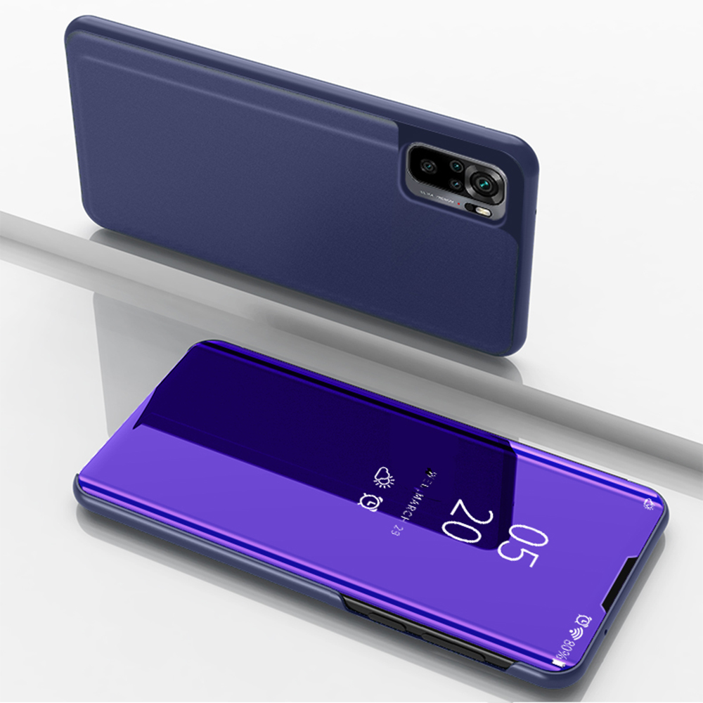 Plattierte Spiegeloberflächen -ledertasche Für Xiaomi Redmi Note 10 4G/Note 10S Ansichtfenster Telefonständer - Dunkelblau, Xiaomi Redmi Note 10 4G
Plattierte Spiegeloberflächen -ledertasche Für Xiaomi Redmi Note 10 4G/Note 10S Ansichtfenster Telefonständer - Dunkelblau, Xiaomi Redmi Note 10 4G