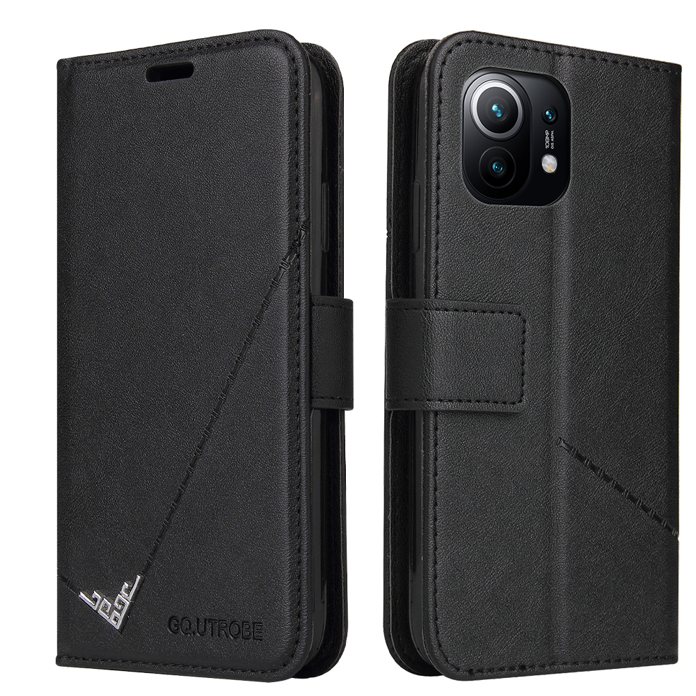 Gq. Utrobe Rechteckige Metall Decor Stand Lederabdeckung Für Xiaomi Mi 11 - Schwarz, Xiaomi Mi 11
Gq. Utrobe Rechteckige Metall Decor Stand Lederabdeckung Für Xiaomi Mi 11 - Schwarz, Xiaomi Mi 11