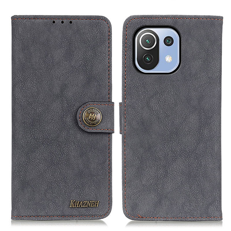 Khazhen Retro Leder Telefon Hülle Brieftaschenabdeckung Für Xiaomi Mi 11 Lite 4g / 5g / 11 Lite 5G NE - Schwarz, Xiaomi Mi 11 Lite 5G
Khazhen Retro Leder Telefon Hülle Brieftaschenabdeckung Für Xiaomi Mi 11 Lite 4g / 5g / 11 Lite 5G NE - Schwarz, Xiaomi Mi 11 Lite 5G